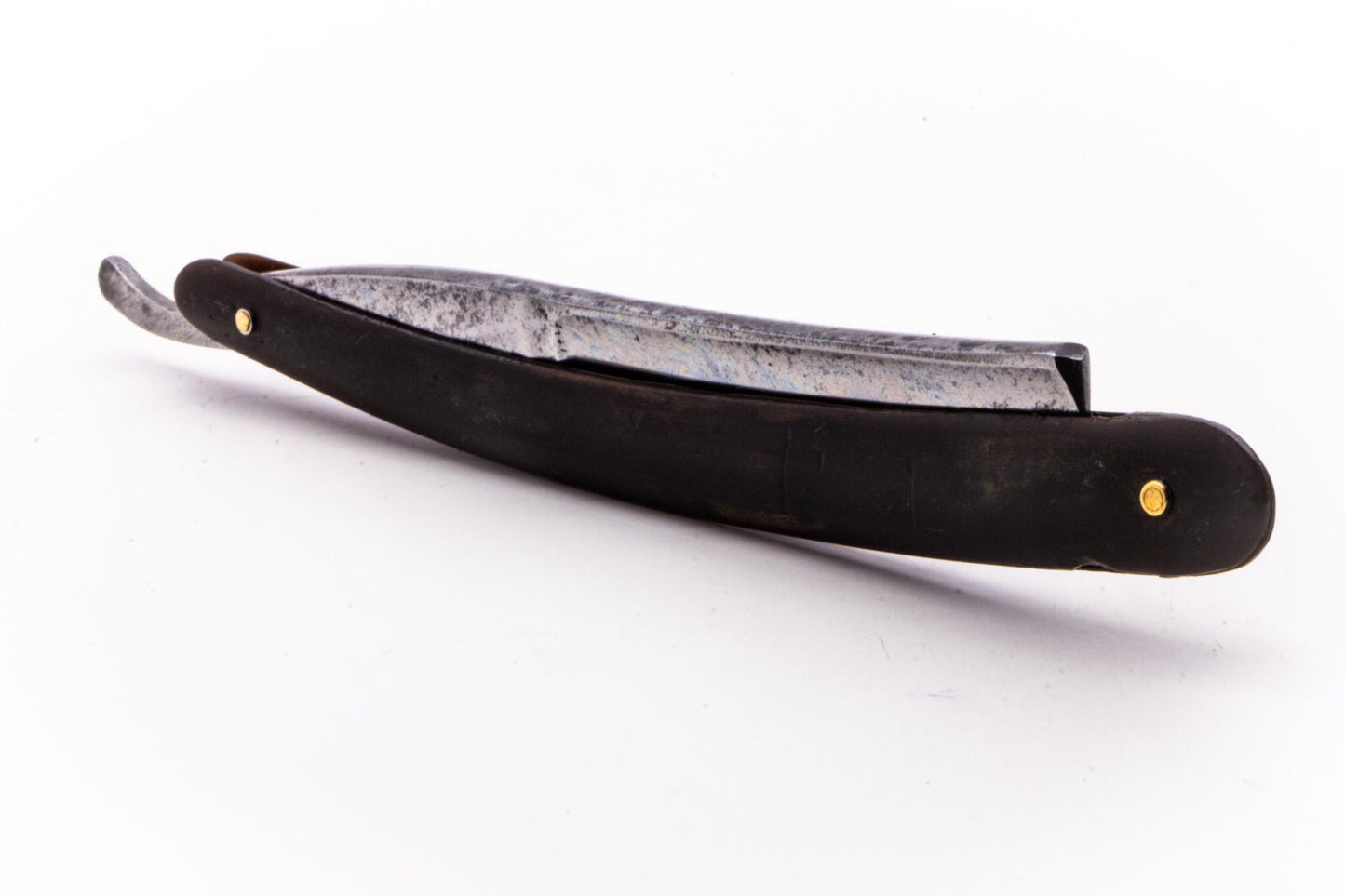 11/16" Wade & Butcher Straight Razor w/ Original Black Walnut Scales