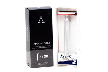 Ayslworth Razor | Apex - AL6063 | Aircraft Silver Blood Red