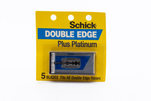 Schick DE Plus Platinum New Old Stock (NOS) Razor Blades