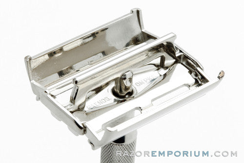 1951 Gillette Super Speed Safety DE Razor W3 | Factory Nickel Revamp