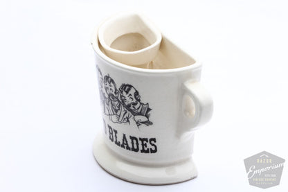 Gay Old Blades Ceramic Shaving Mug - Goms of California