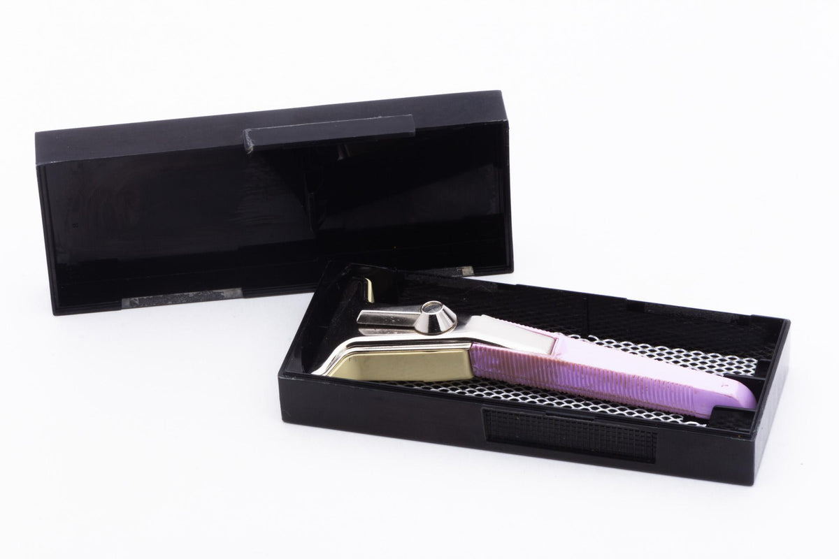 Hiro Razor Set 1971 R3 Gillette Purple Techmatic Razor Set | Original Condition ...