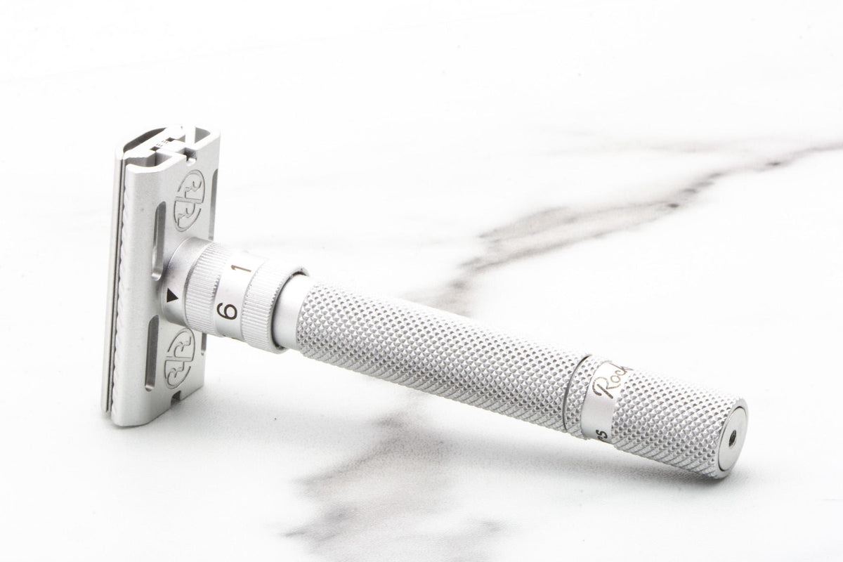Rockwell Razors | SETPOINT Silver Aluminum Adjustable Safety Razor