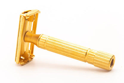 1951 W1 Gillette Aristocrat Double Edge Safety Razor | Matte Gold
