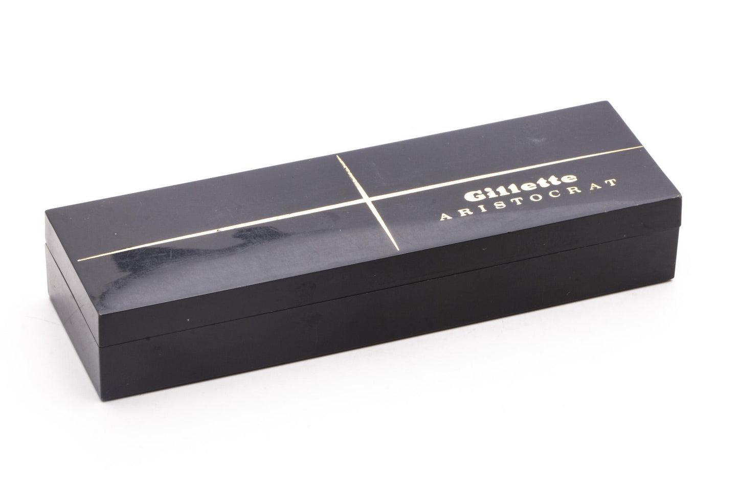 1966 L1 Gillette Gold Slim Aristocrat Adjustable Safety Razor Set | Original Condition