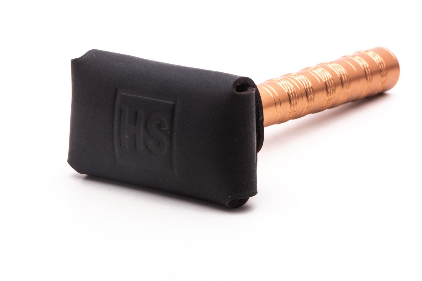 Henson Shaving | Black Leather Head Cover/Sheath for AL13 & Titanium Razors