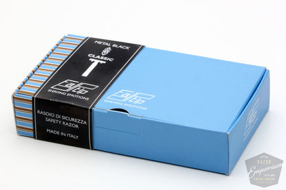 Fatip Black Nickel Grande Open Comb | Double Edge Safety Razor