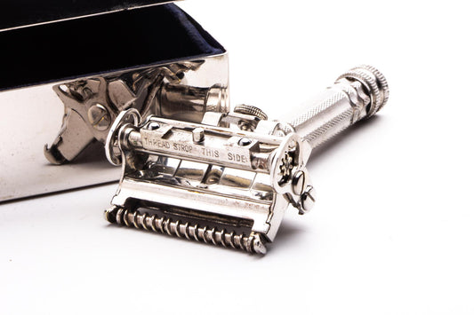1920's Wilkinson Sword Co. Empire Single Edge Daily Safety Razor Set | Original Condition