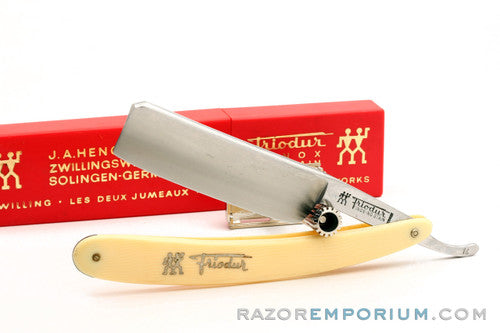 13/16" J.A. Henckels Friodur Hollow Ground Straight Razor | Solingen, Germany