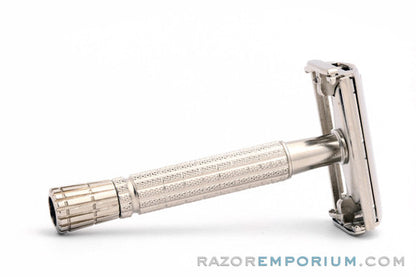 1964 Gillette Flair Tip Super Speed DE Safety Razor Factory Nickel