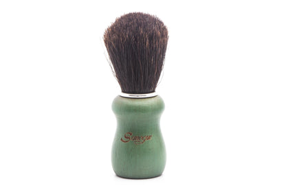 Semogue | Pharos-C3 Ocean Green Pure Black Horse Shaving Brush