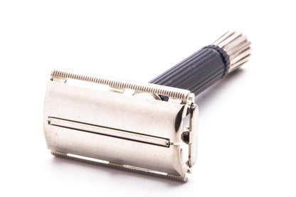 1973 T4 Gillette Black Handle Super Speed DE Safety Razor | Original Condition