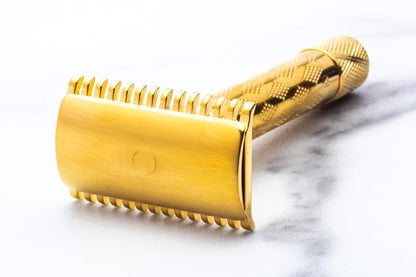 Gillette 1922 Gold New Improved Travel Combination Set in Original Black Leather | 24K Gold Revamp
