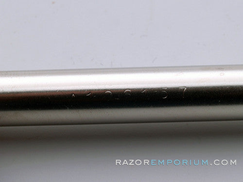 1907 Gillette Silver Single Ring Old Type Set in Case w/ Blade Banks