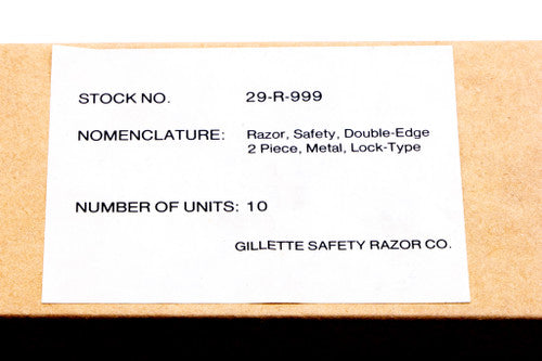 1960's Gillette Psycho Tech Razor Box Set | 10 Razors – Razor Emporium