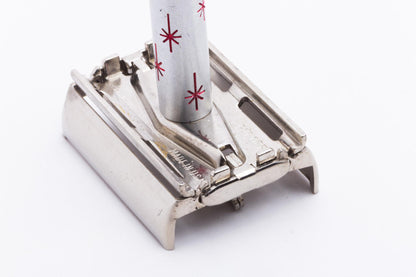1966 L1 Gillette Pink Star Lady Gillette DE Safety Razor | Original Condition