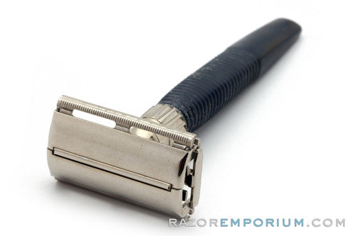 1960s Gillette Navy Slim Twist TTO Double Edge Safety Razor
