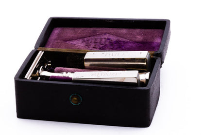 1920's Military Razor Single Edge Safety Razor Set