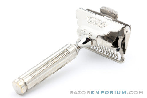 1930's Gem 1912 Damaskeene Style Single Edge Safety Razor Set