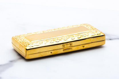 1910 Gillette ABC Pocket Edition Floral Set | 24k Gold Revamp