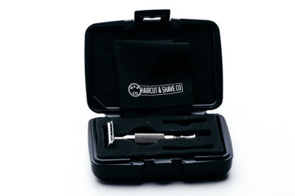 Titanium P076 Solid Bar 3 Piece Saftey Razor - Polished