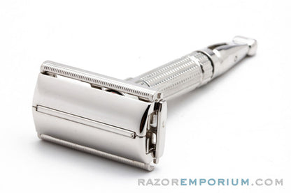 1960 Gillette Toggle Adjustable DE Safety Razor Rhodium Revamp F4