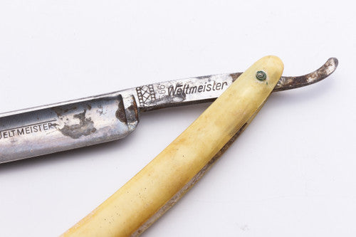 5/8" 366 Welmeister Nachscheiff Electric Silver Steel Straight Razor