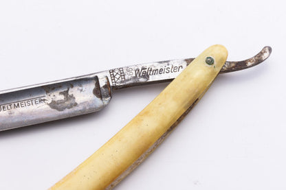 5/8" 366 Welmeister Nachscheiff Electric Silver Steel Straight Razor
