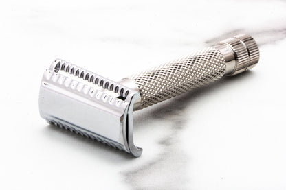 Unbranded Chrome Plated Slant Double Edge Safety Razor | Pre-Owned