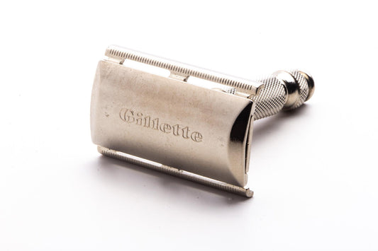 1966 L1 Gillette Travel Ball End Tech Safety Razor | Original Condition