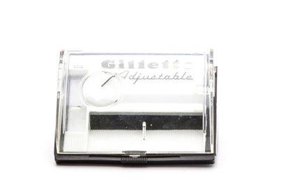 1950's Gillette 1.95 Fatboy Adjustable Original Black Case