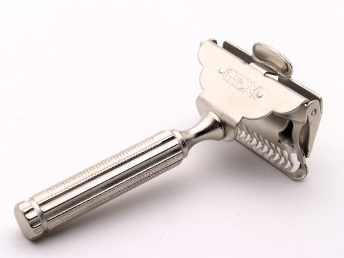 1940's Gem 1912 Style SE Safety Razor |  Factory Nickel Revamp