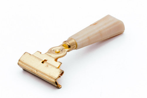 1950s Schick Injector Butterscotch Bakelite Handle