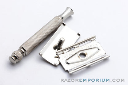 1969 Gillette Ball End Tech Safety Razor O3