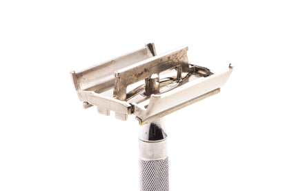 1951 W4 Gillette Black Tip TTO DE Super Speed Safety Razor | Original Condition