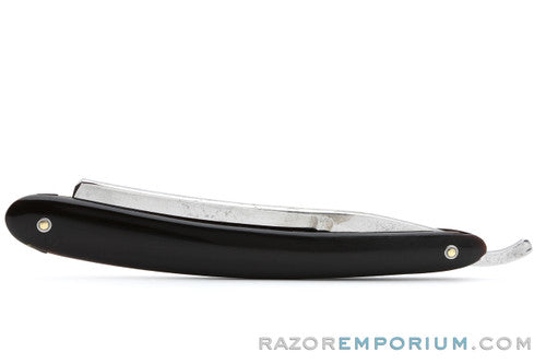 7/16" Hollow Ground Straight Razor - Horn Scales |