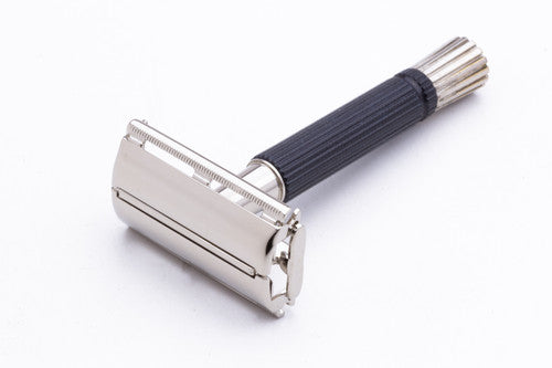 1974 Gillette Black Handle Super Speed DE Safety Razor U4