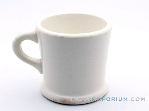 Edwin M. Knowles Vitreous White Shave Mug