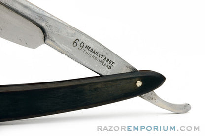 6/8" Thiers-Issard Thiers-Issard "69 Garanti" Frameback Medaille Argi Straight Razor | France