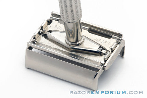 1958 Gillette TTO Super Speed Flare Tip DE Safety Razor | Factory Nickel Revamp