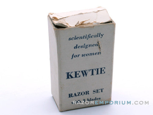 Kewtie Miniature Travel Razor & Case w/ Blades