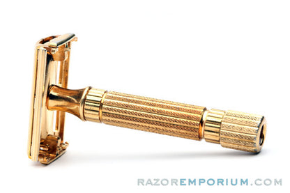1946-47 Gillette Aristocrat Double Edge Safety Razor Original Set