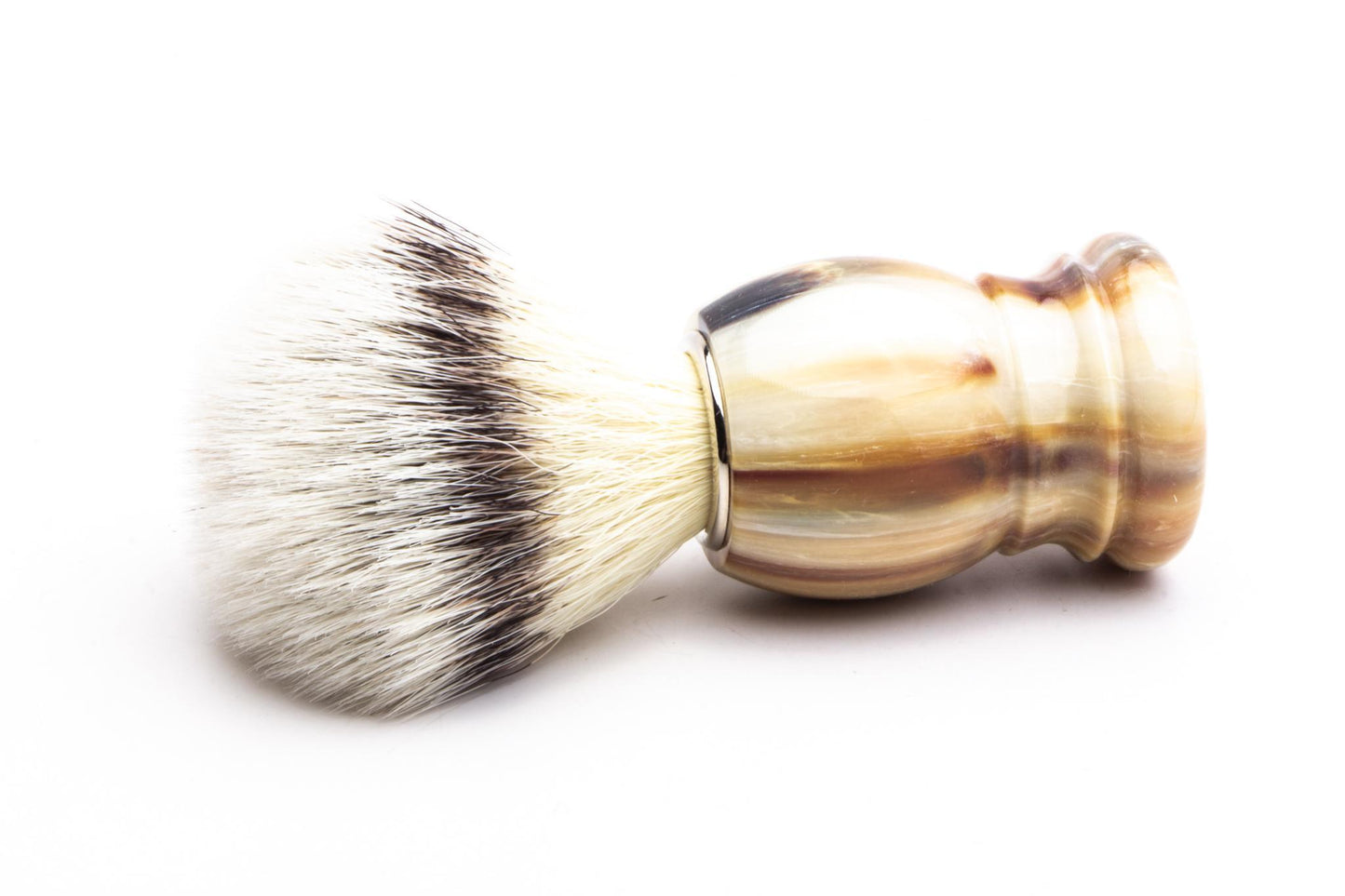 Mondial 1908 Synthetic Shaving Brush with Marble Handle