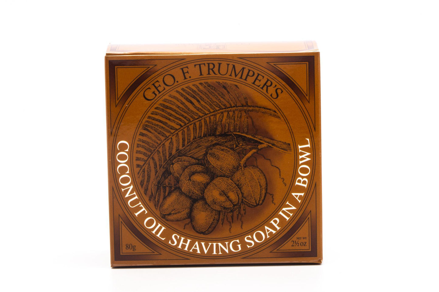 Geo F. Trumper | Coconut Oil Hard Shaving Soap in Wooden Bowl