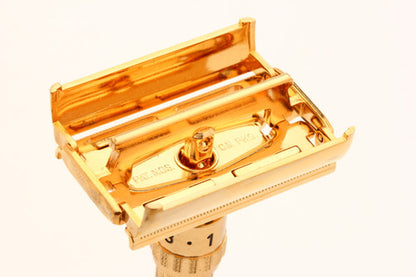 1963 G3 Gold Gillette Slim Adjustable Aristocrat Set Excellent