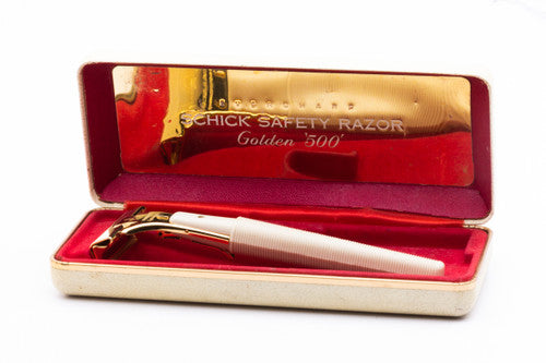 1960s Schick Injector Golden 500 Safety Razor