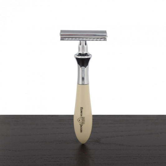 Edwin Jagger | Plaza Traditional Safety Razor - Imitation Ivory