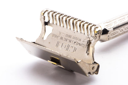 1930's Gem 1912 Style Chain Link Handle Single Edge Safety Razor | Original Condition