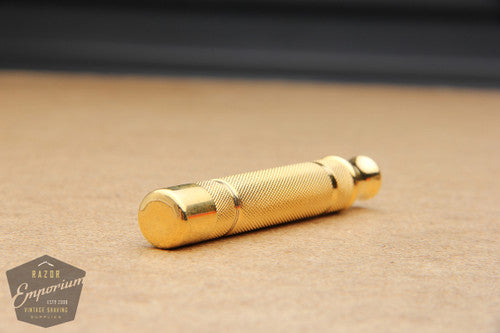 Gillette 1930's NEW Handle *  24K Gold REVAMPED