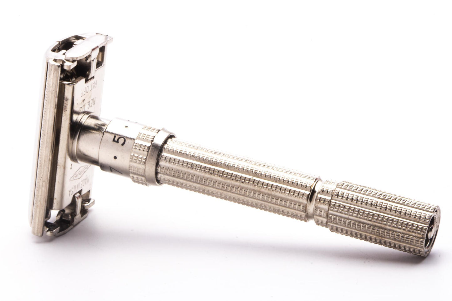 1964 J2 Gillette Slim Adjustable Double Edge Safety Razor | Original Condition